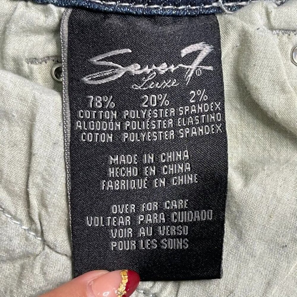 Seven Women's Straight Denim Jeans Size 20 x 31" - Picture 10 of 10